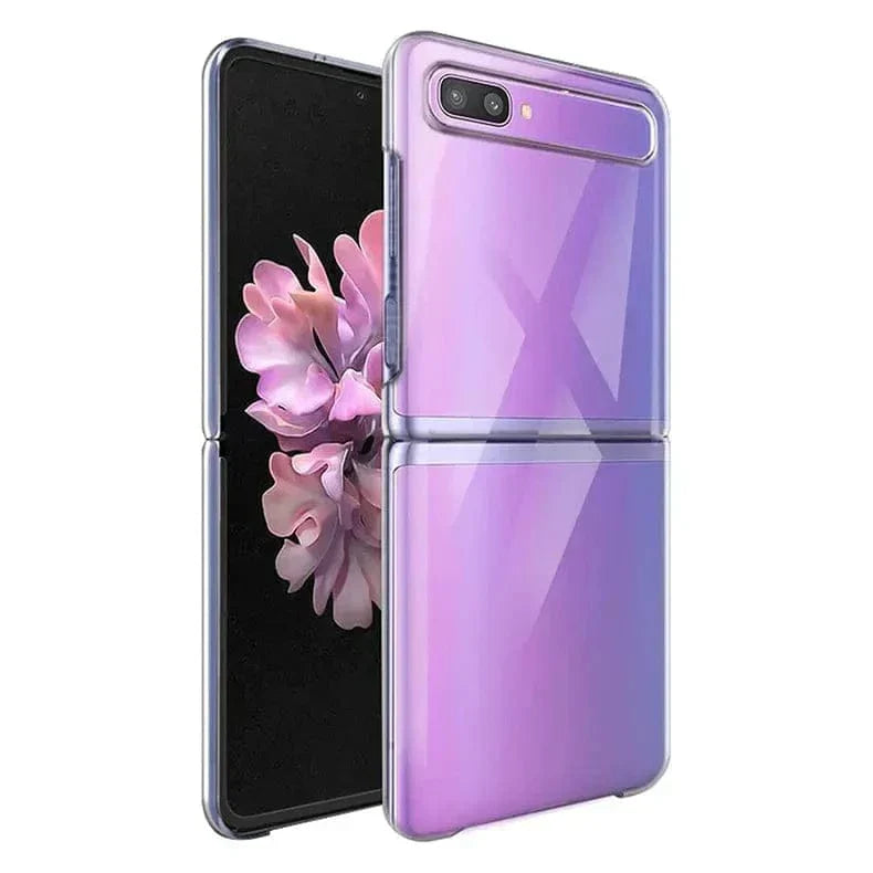 Crystal Clear Hard Case for Samsung Z Flip1 Samsung Z Flip1 Crystal Clear Hard Case for Samsung Z Flip1 Samsung Z Flip1
